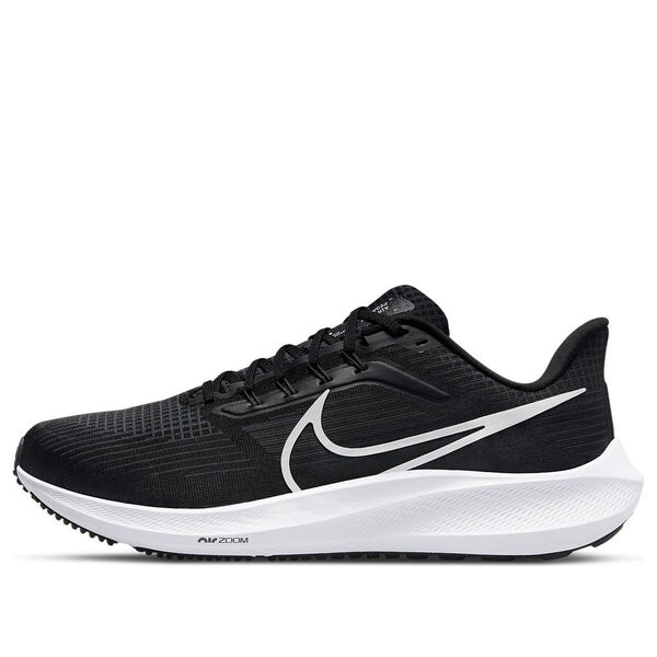 

Кроссовки air zoom pegasus 39 extra wide 'black dark smoke grey' Nike, черный
