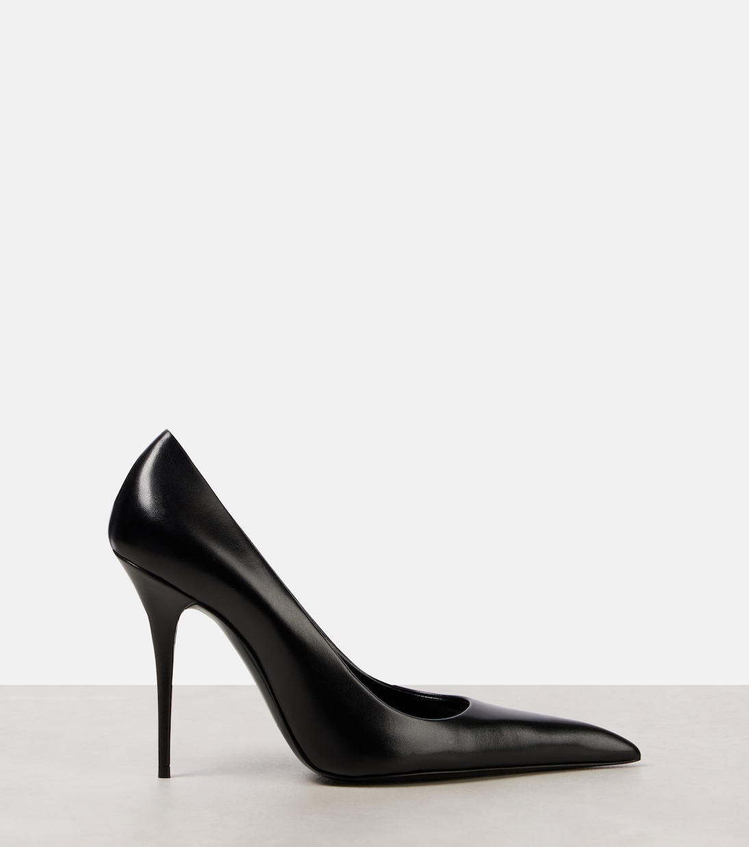 Элизе 105 кожаные лодочки Saint Laurent, нуар — фото 4
