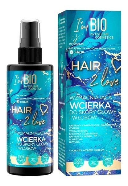 

Eveline Cosmetics HAIR 2 Love Укрепляющий лосьон для кожи головы и волос 150 мл