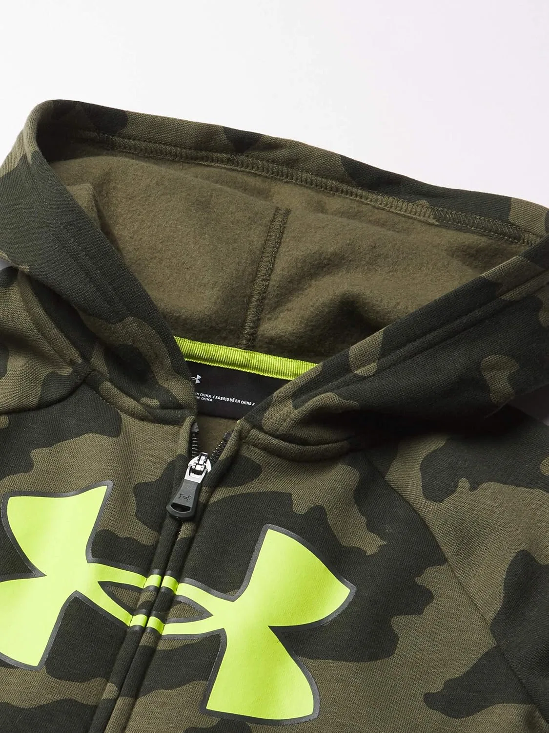 Детский спортивный костюм Under Armour Fury Camo Set, цвет Baroque Green-f20 — фото 3