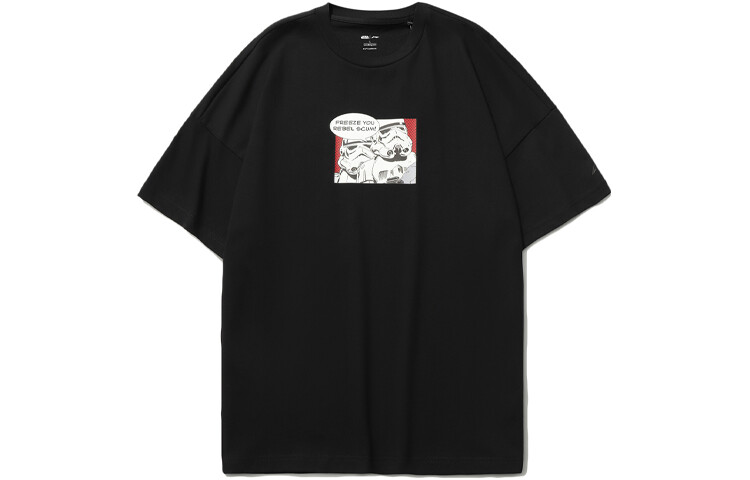 

Футболка мужская черная Lining, черный