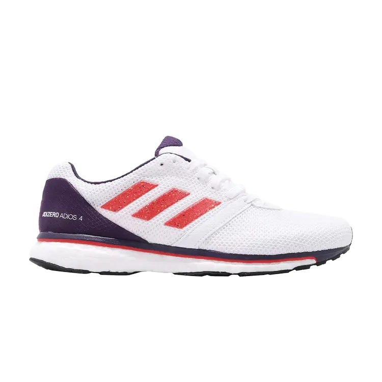 

Кроссовки Adidas Wmns Adizero Adios 4 W 'Shock Red', белый