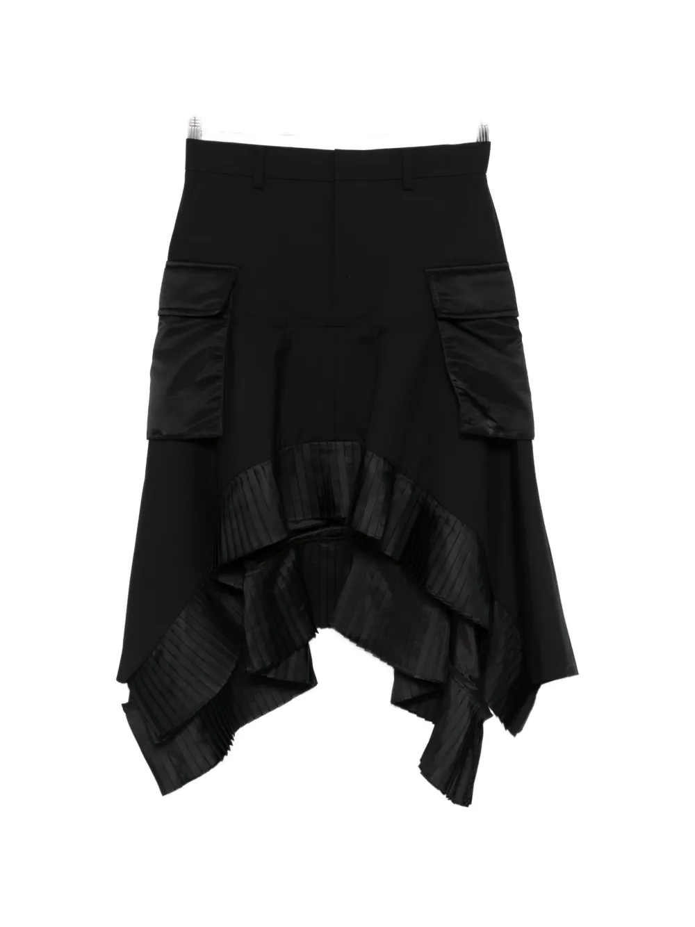 

Бомбер на молнии Sacai, черный