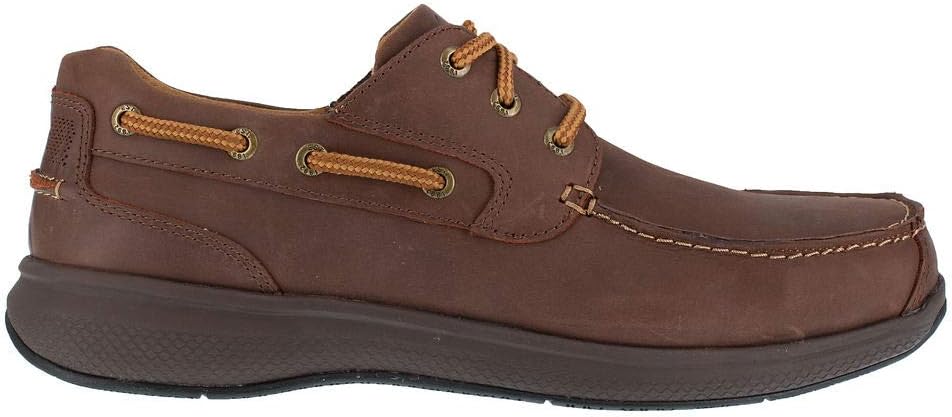 Мужские оксфорды Florsheim Work Bayside Slip-On ST, коричневый — фото 2