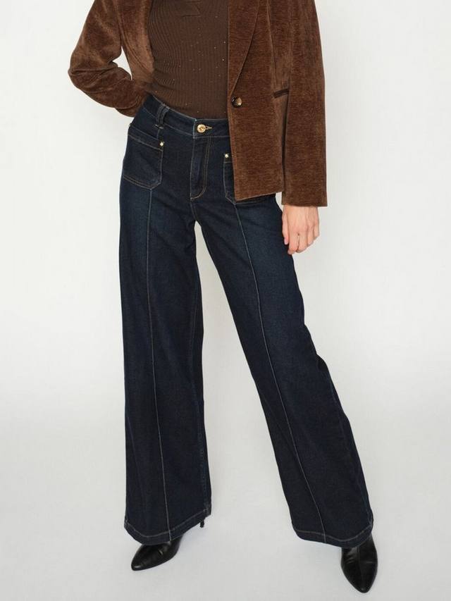 

Джинсы Colette Lyon с расклешенными штанинами MOS MOSH, Dark Blue