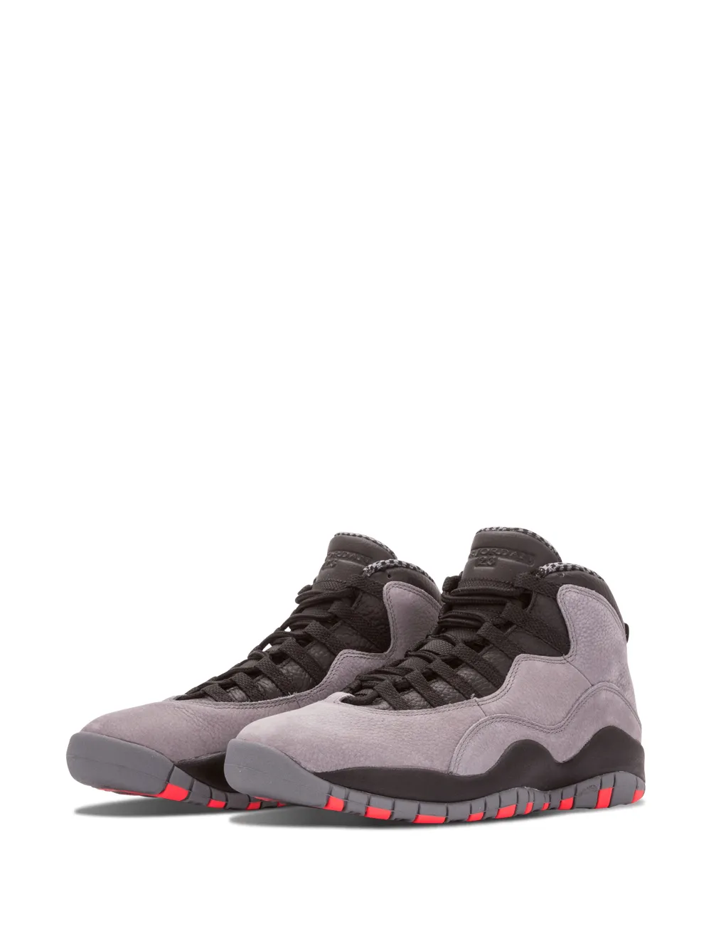 Высокие кроссовки Air  Retro 10 Jordan, серый — фото 2