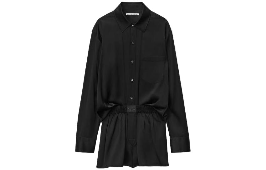 Alexander Wang Футболка женская черная SS24 Regular — фото 3