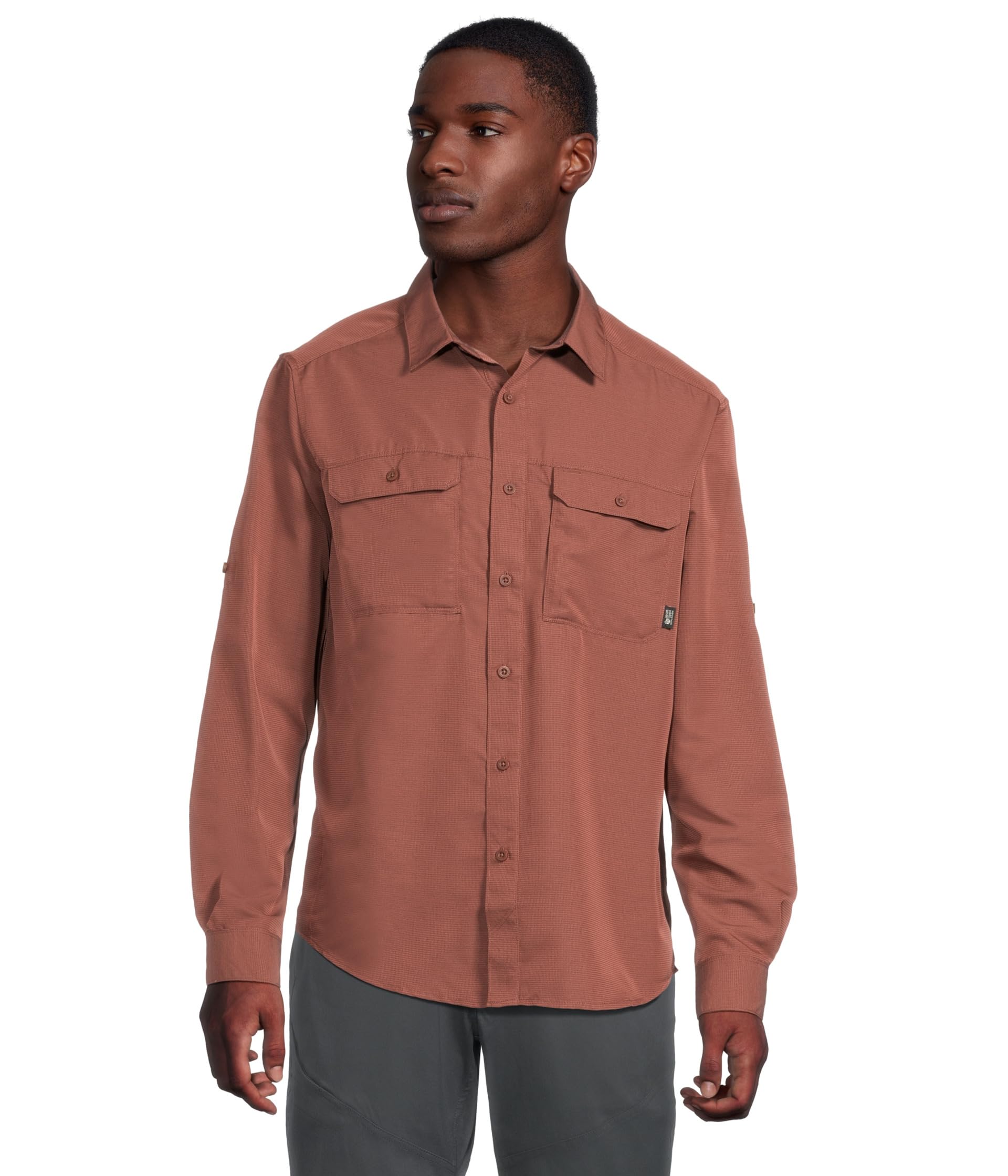 

Рубашка Mountain Hardwear Canyon Long Sleeve Shirt, цвет Bourbon Brown