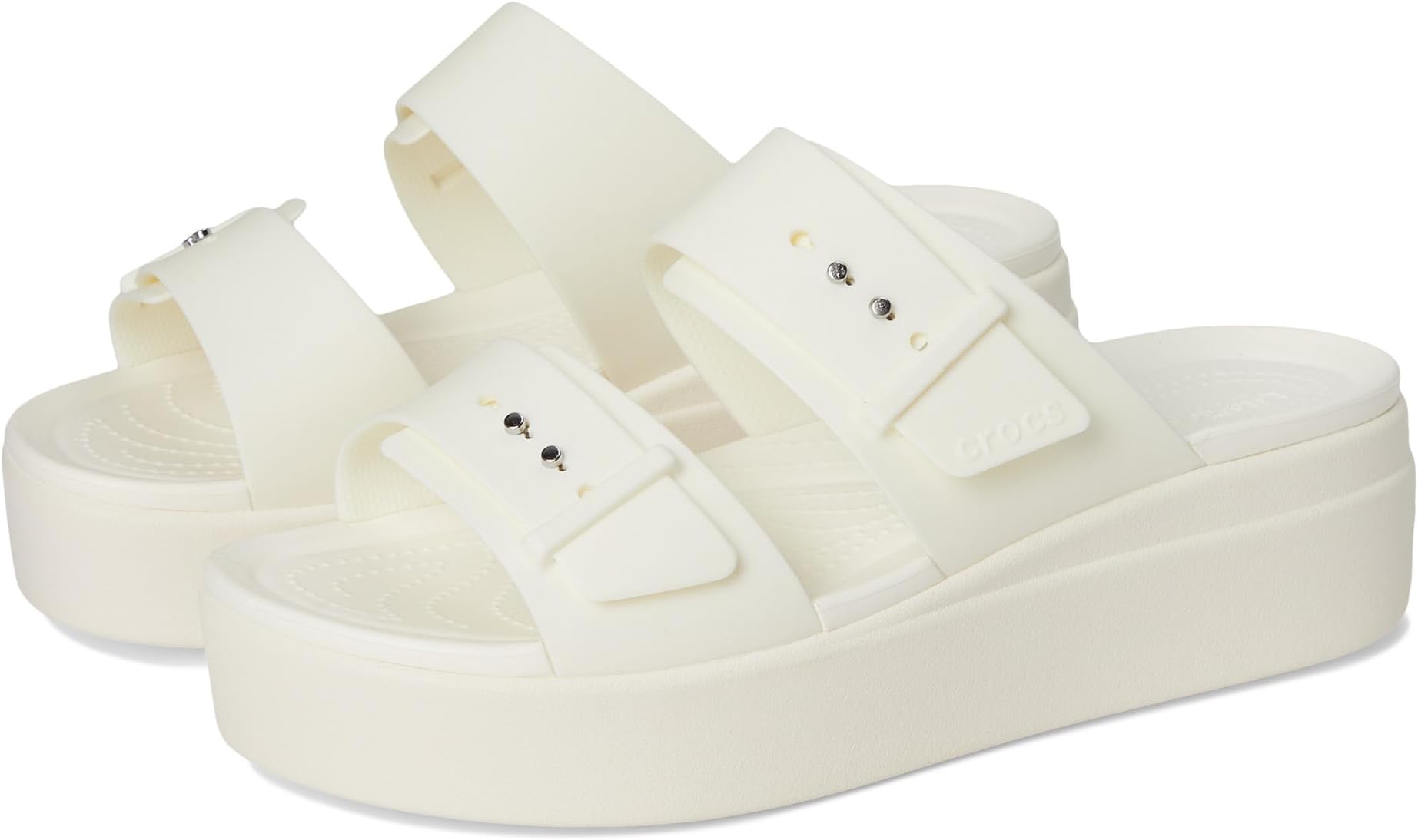 Сандалии Crocs Brooklyn Buckle Low Low, Chalk 1