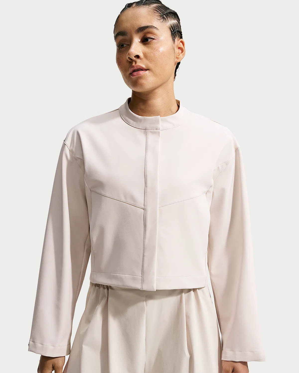 Женская куртка Nike 24.7 PerfectStretch Dri-FIT свободного кроя, Light Orewood Brown/Light Orewood Brown/Light Iron Ore