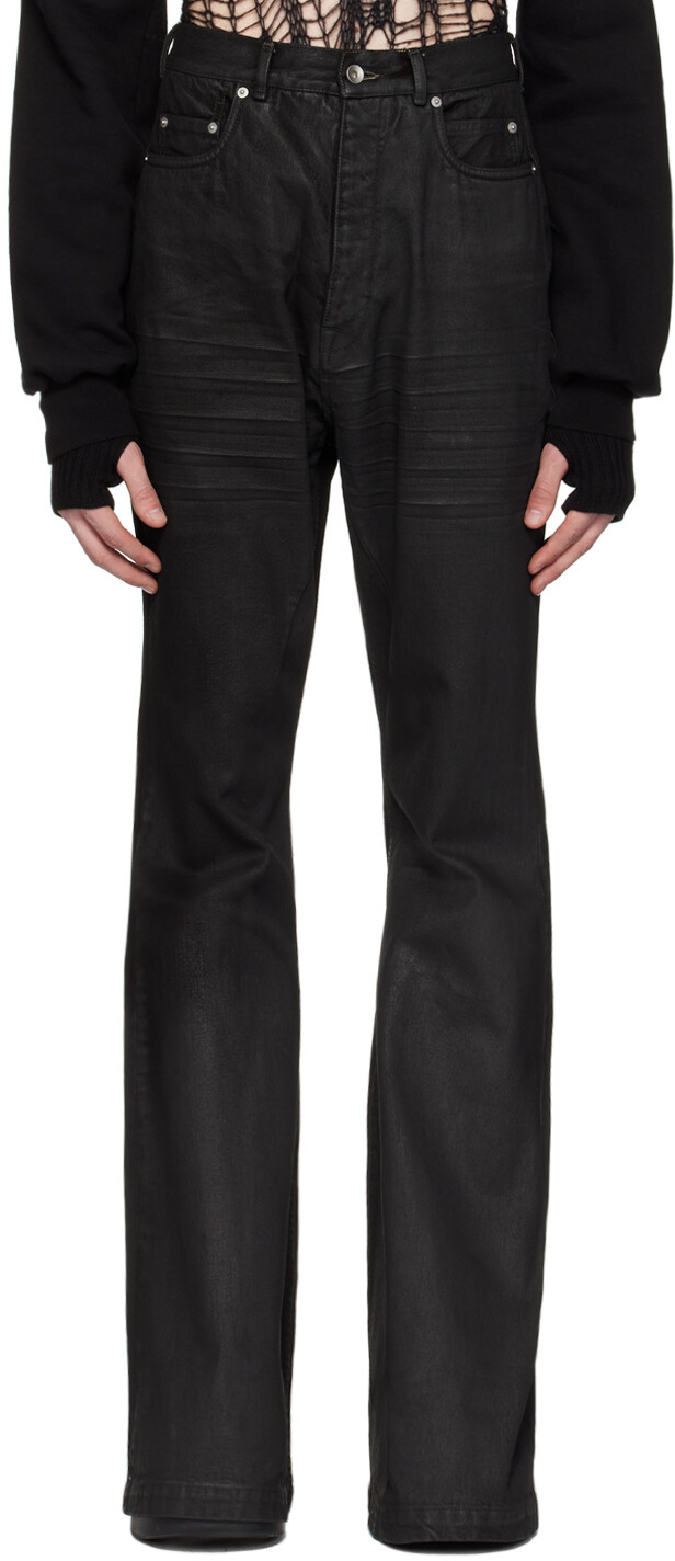 

Черные джинсы болан Rick Owens, цвет Black
