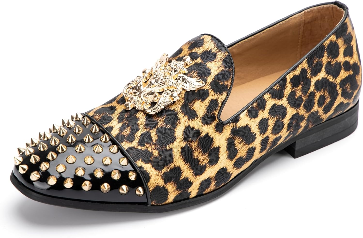 

Мужские бархатные лоферы Meijiana с металлическими украшениями, праздничные роскошные лоферы, Brown-23