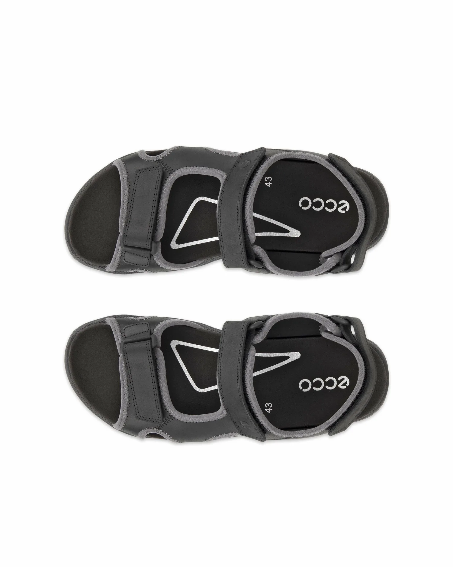 Мужские сандалии ECCO Onrose из натуральной кожи для активного отдыха, BLACK — фото 4