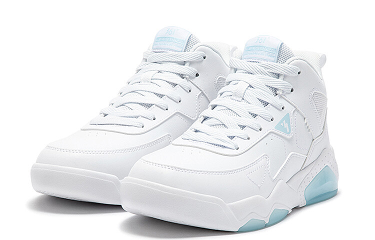 Кроссовки 361° Winter Syndrome Lifestyle Shoes Men High-top 361 Degree White / Glacier Blue, синий — фото 3