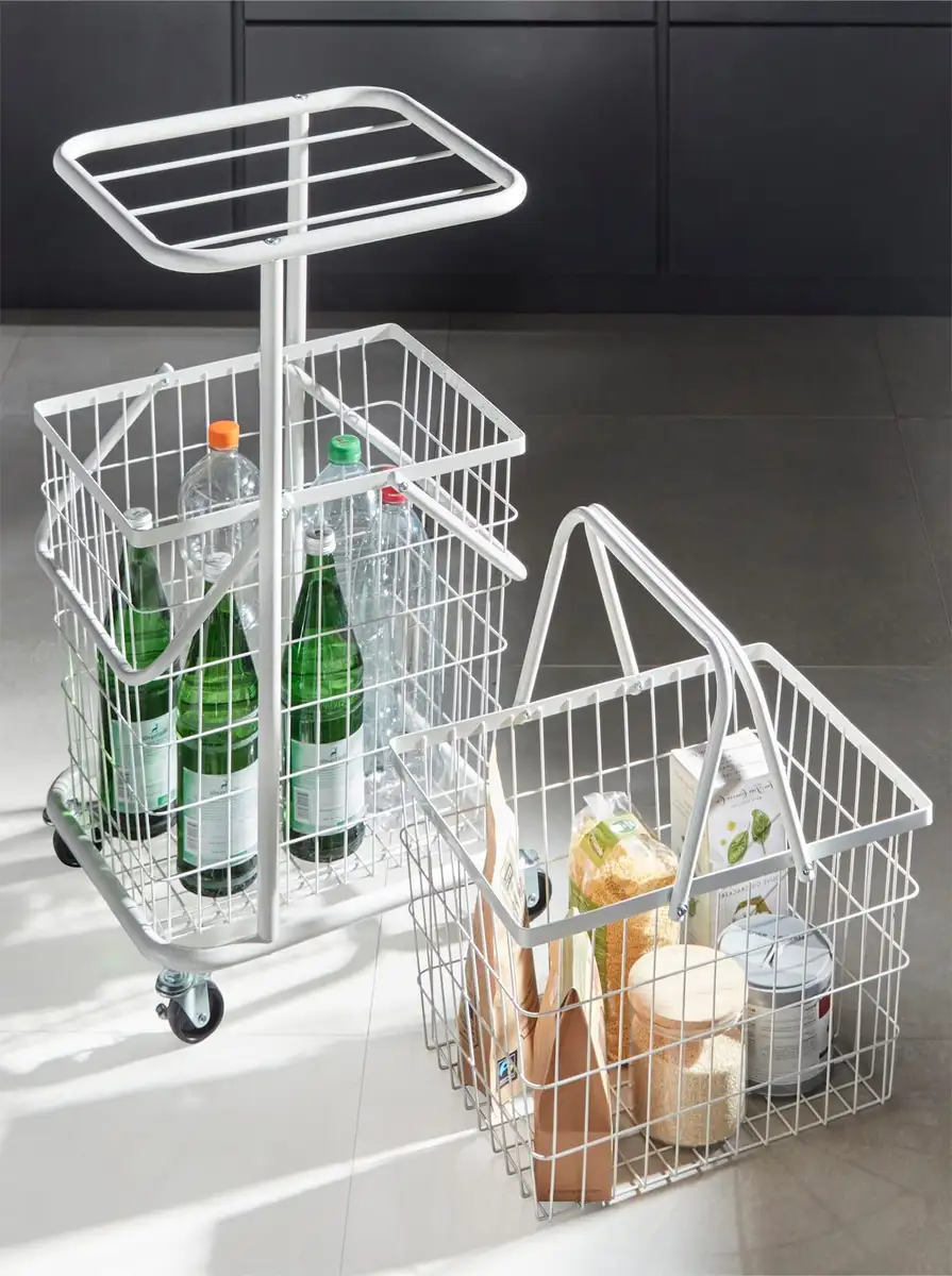 

Heine домашняя тележка, (1 шт.) Heine home 41х94х35 см, белый