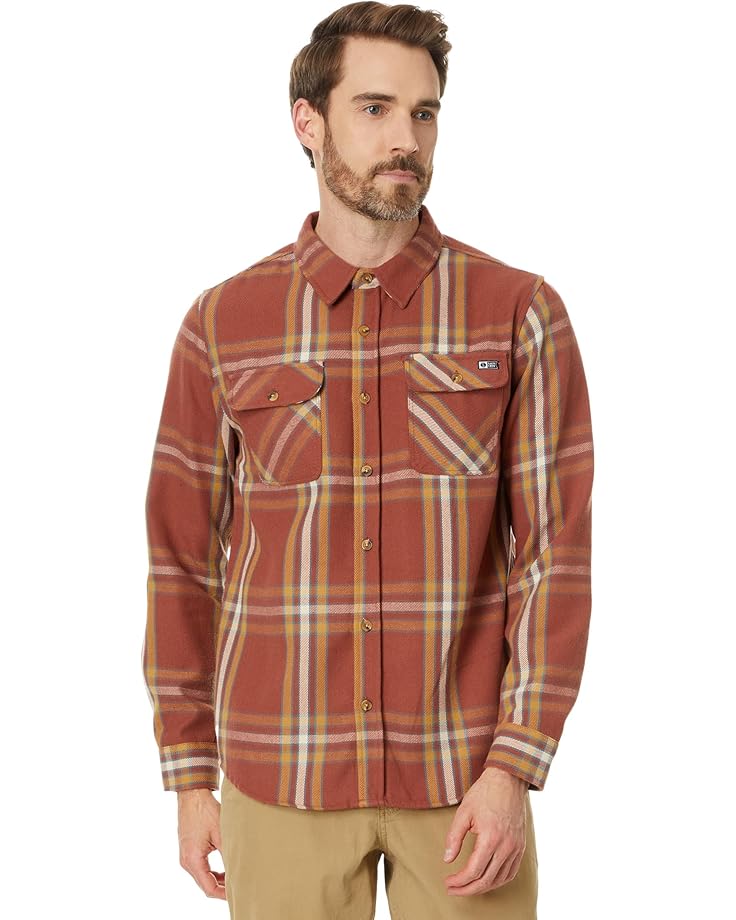 

Футболка Salty Crew Landfall Long Sleeve Flannel, цвет Brick Red