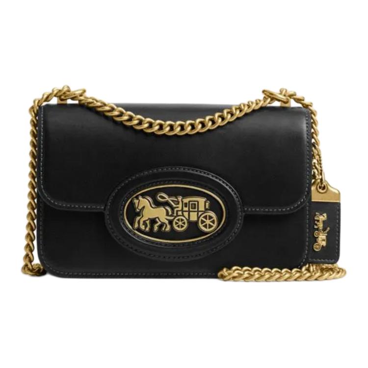 

COACH Кожаная сумка через плечо Hero Cow