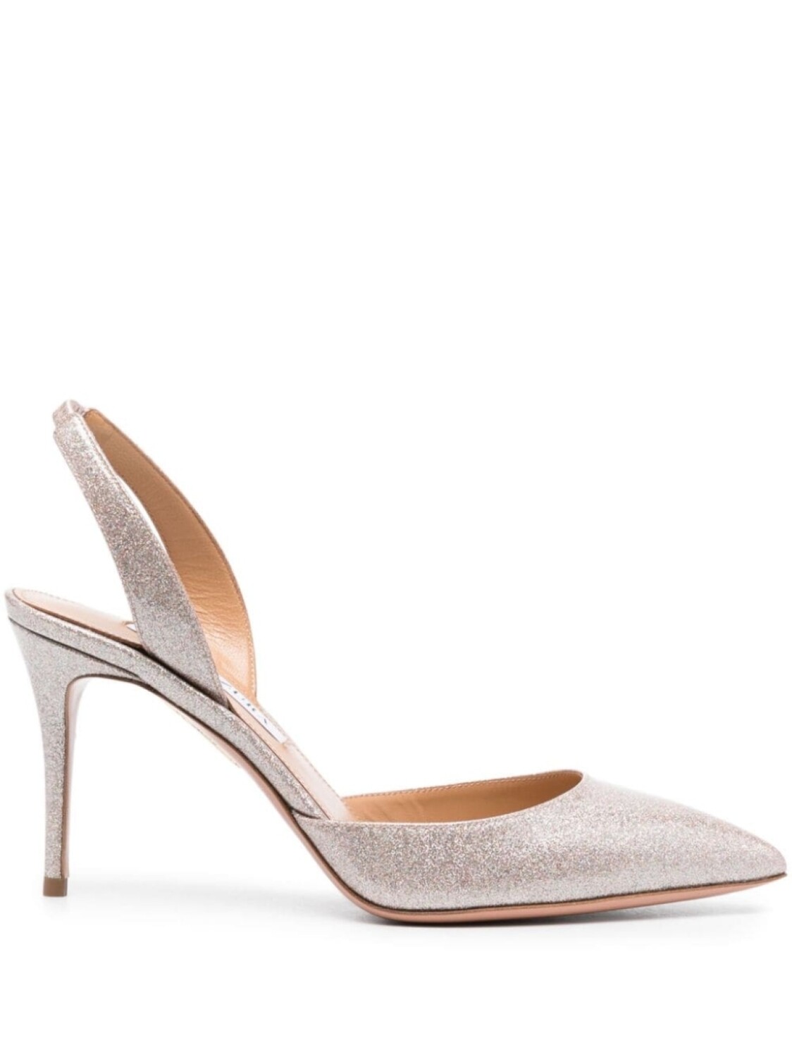 

Aquazzura туфли с ремешком на пятке из искусственной кожи, нейтральный цвет