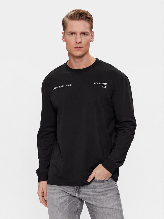 

Свободный крой с длинными рукавами Calvin Klein, черный