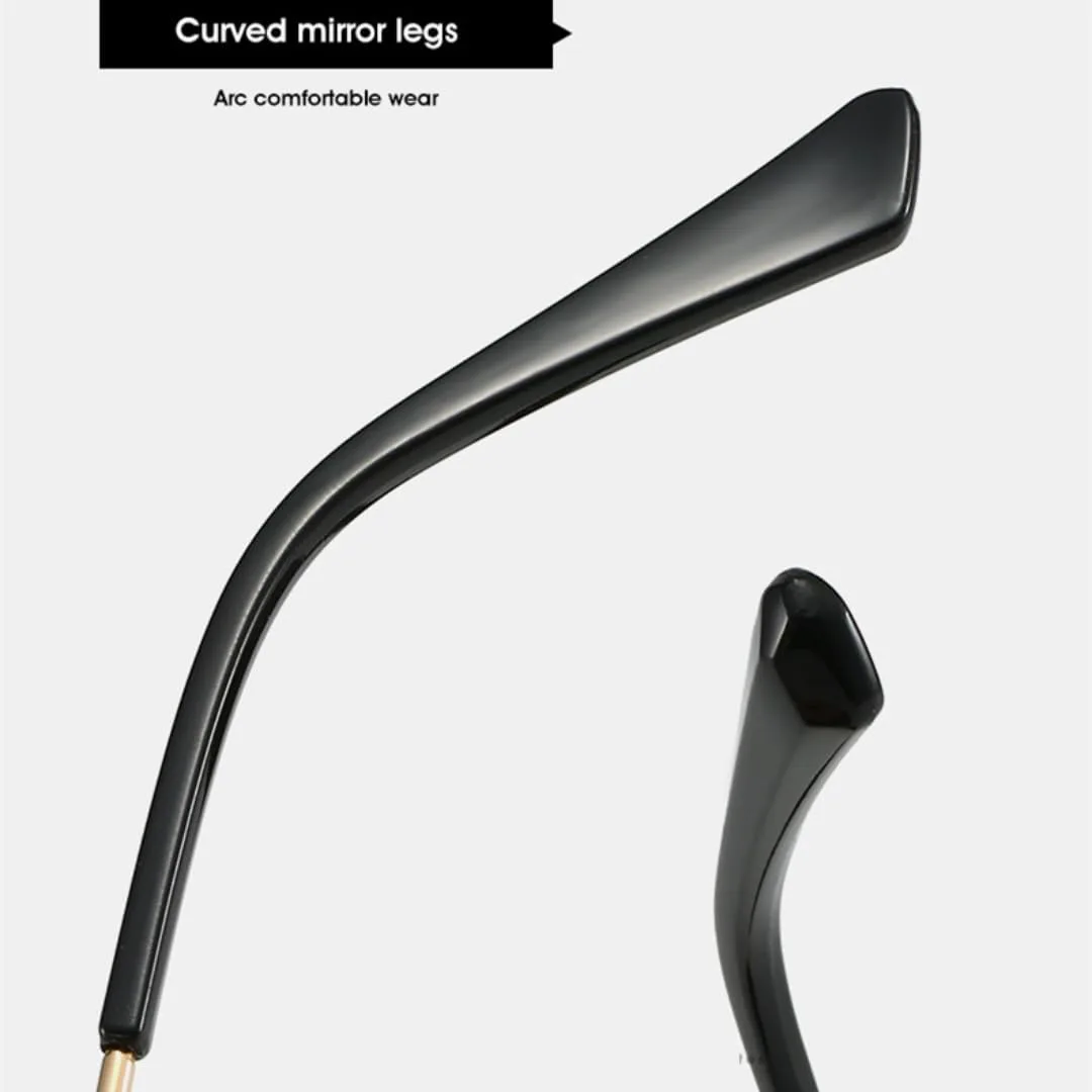 

Модные солнцезащитные очки в классической металлической оправе для вождения, рыбалки, бизнеса, для мужчин и женщин, с защитой от УФ-излучения UV400 TKKTLLT, 3800-c6