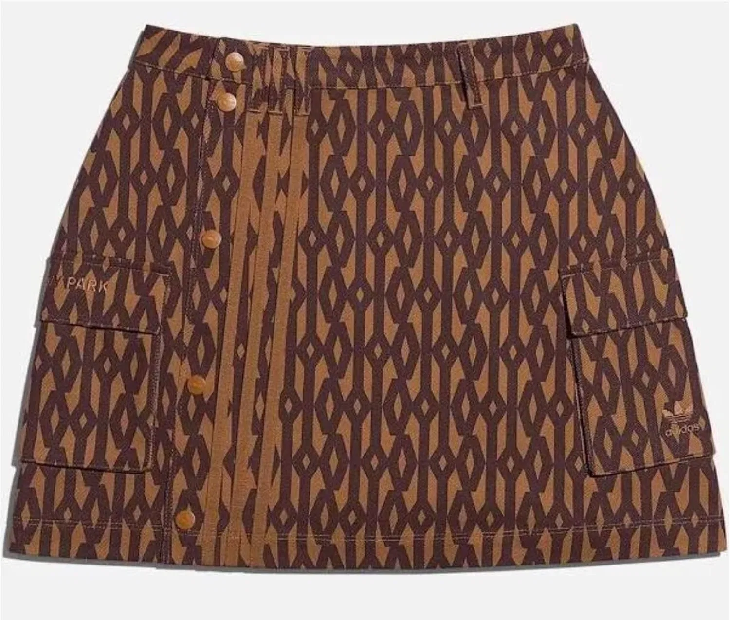 Юбка adidas, цвет Wild Brown — фото 3