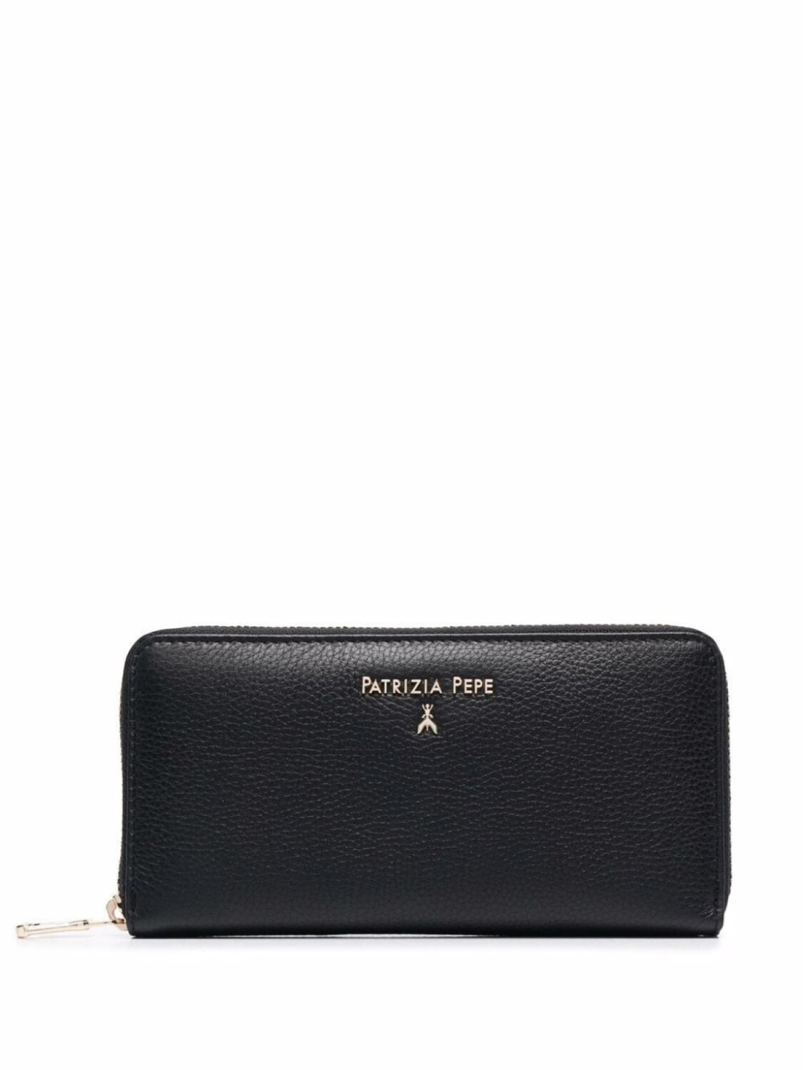 

Patrizia Pepe кошелек из зернистой кожи, черный