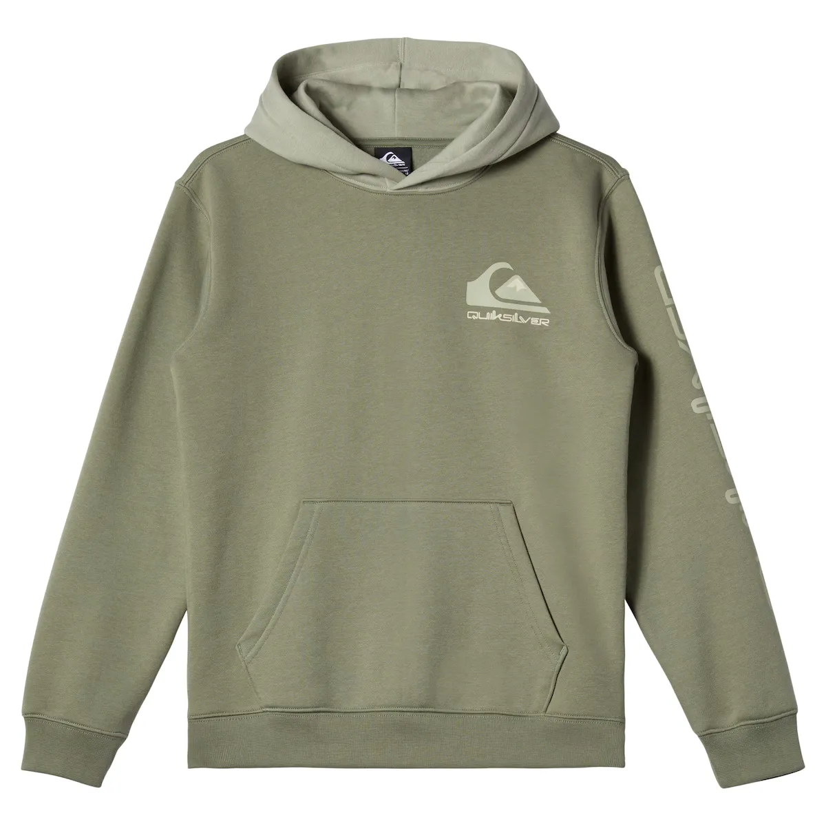 

Детская толстовка Quiksilver Логотип, зеленый