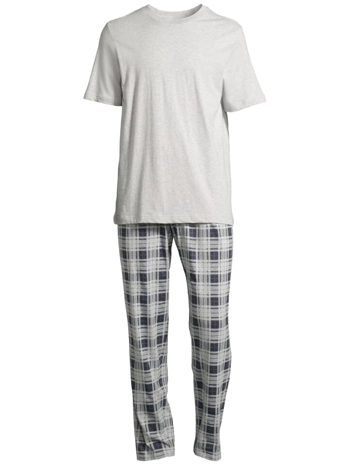 

Пижама Schiesser Night & Home, цвет grau kariert/grau