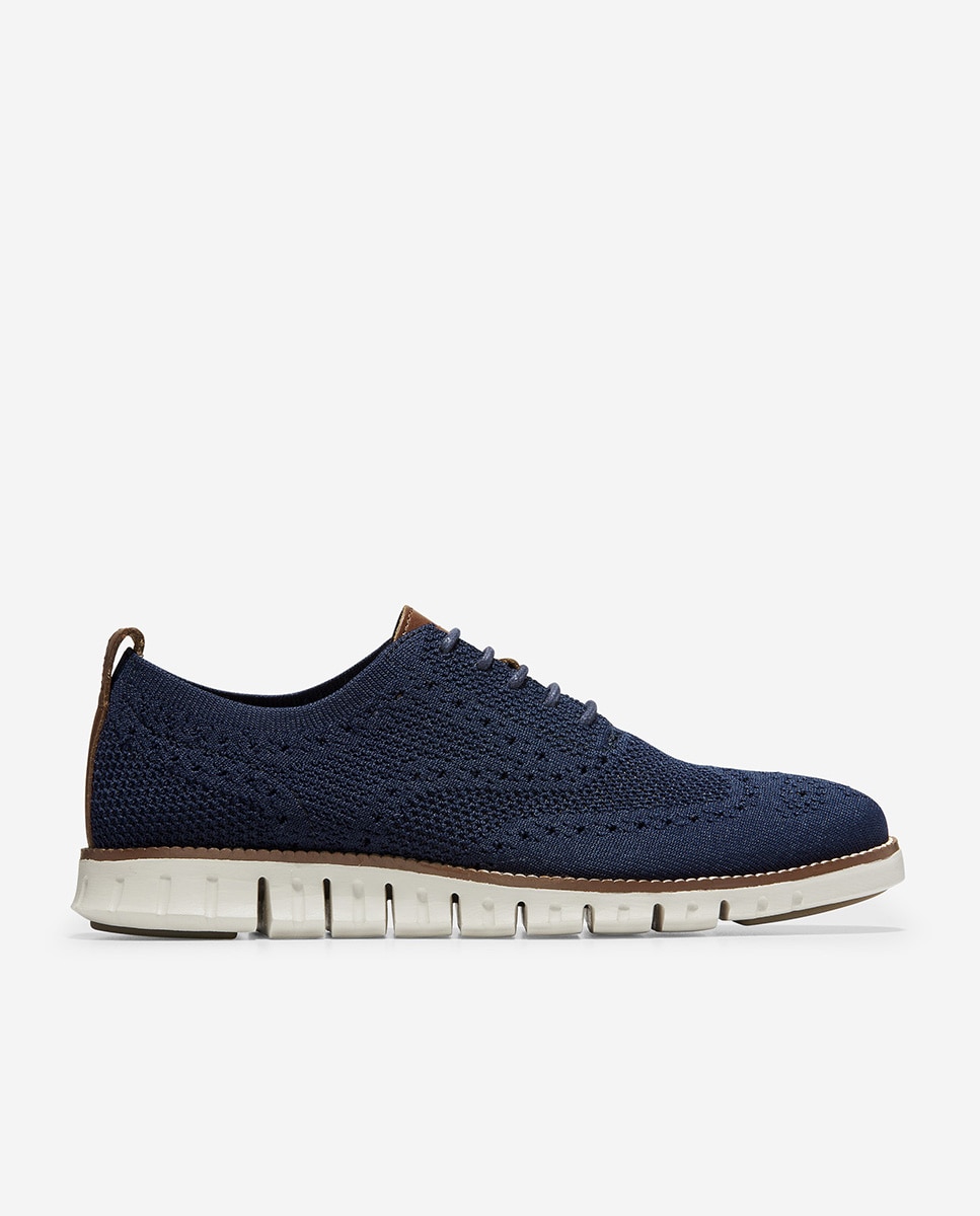 

Мужские туфли на шнуровке из темно-синей ткани Stitchlite™ Cole Haan