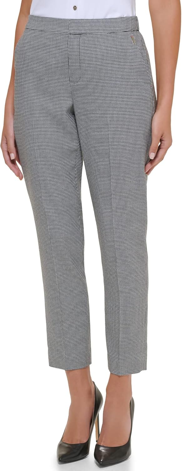 Женские брюки Tommy Hilfiger Sloane с эластичной талией и щиколоткой, Black/Ivory