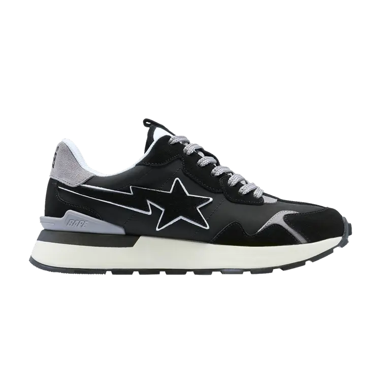 

Кроссовки BAPE Roadsta Express #3 M1 Black, черный