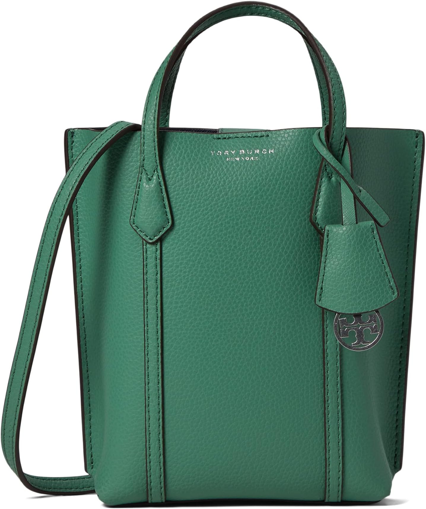 

Сумка-тоут Tory Burch Mini Perry Tote, цвет Patina