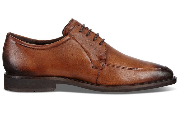 Мужские туфли Ecco Men's Casual Shoes Men Low-Top Brown — фото 2