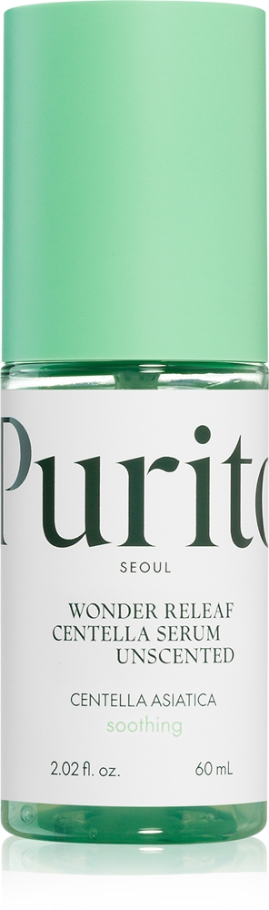 

Wonder Releaf Centella Serum - восстанавливающая сыворотка для кожи без запаха, успокаивающая и укрепляющая чувствительную кожу Purito, 60 мл