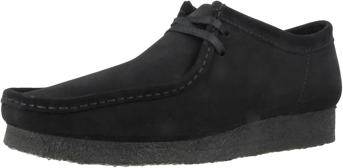 Туфли Clarks Wallabee Schuhe Clarks Cycle Systems, 2-Black (Black Suede) — фото 4