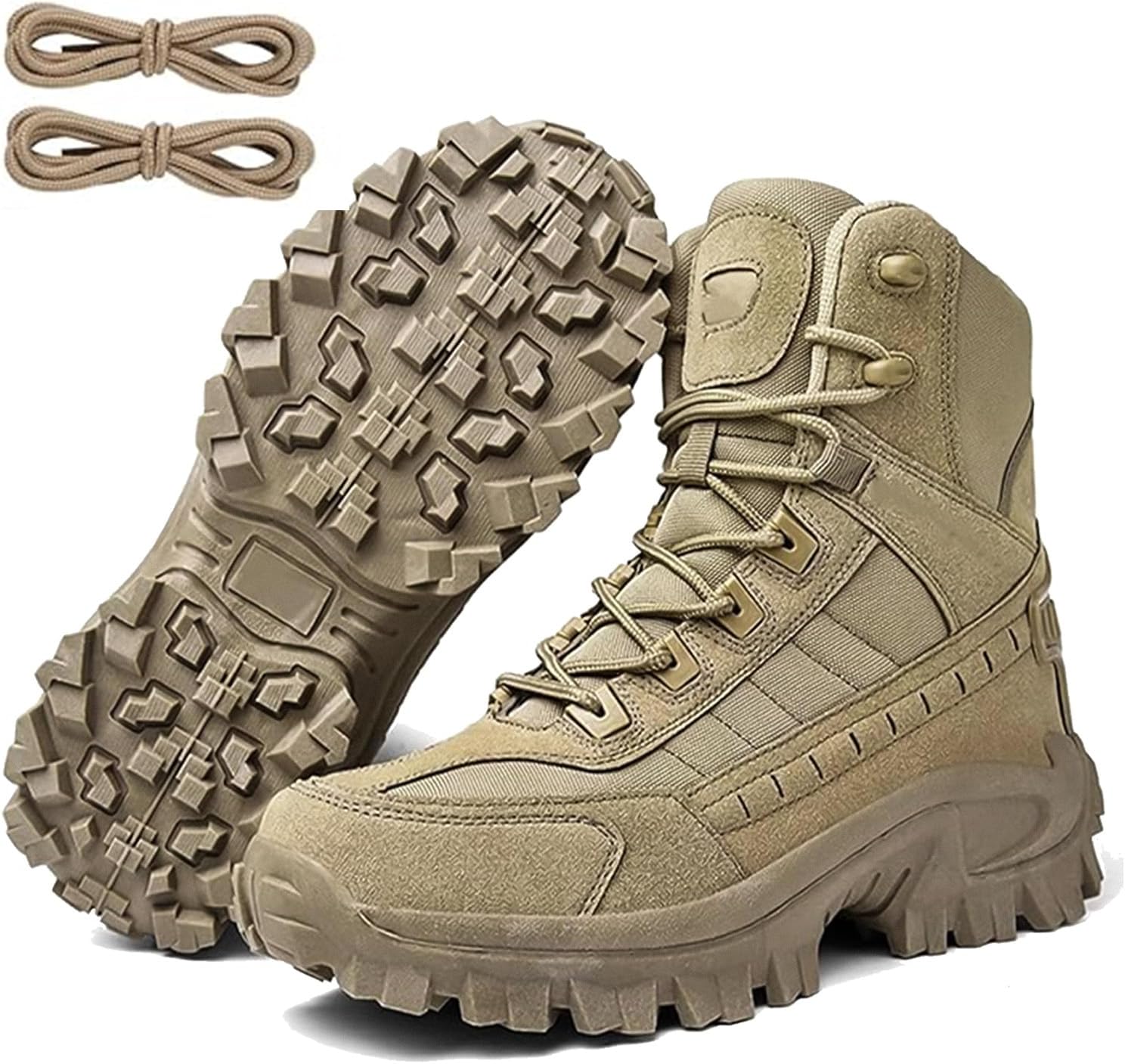 

Зимние кожаные ботинки Kaleluv 2026, мужские ортопедические ботинки с защитой от проколов, водонепроницаемые ботинки для походов с защитой от растяжений, хаки