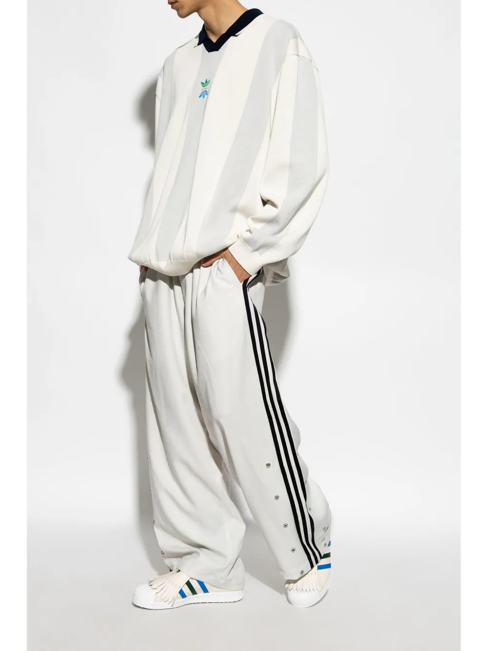 Кроссовки Superstar Rolling Links Spikeless adidas, белый — фото 3