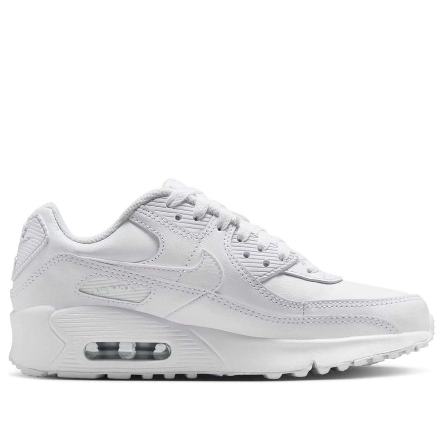 Кроссовки (GS) Nike Air Max 90 LTR 'White Metallic Silver', белый — фото 2