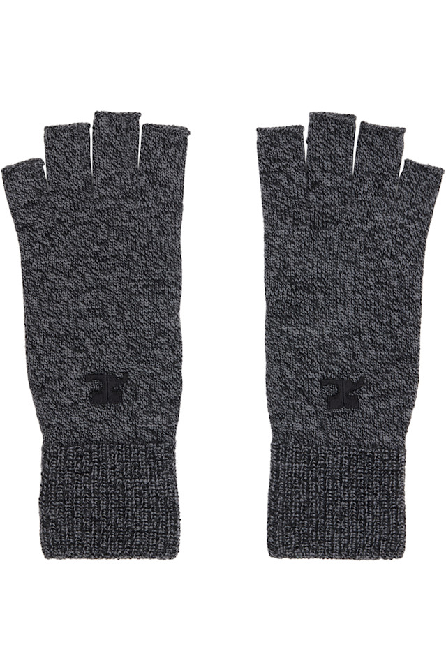 

Courrèges Серые шерстяные перчатки