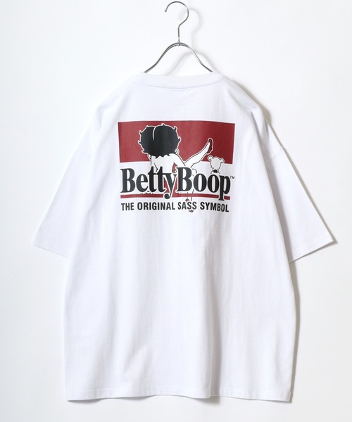 

Футболка с принтом Бетти Буп, унисекс, бренд BETTY BOOP, белый