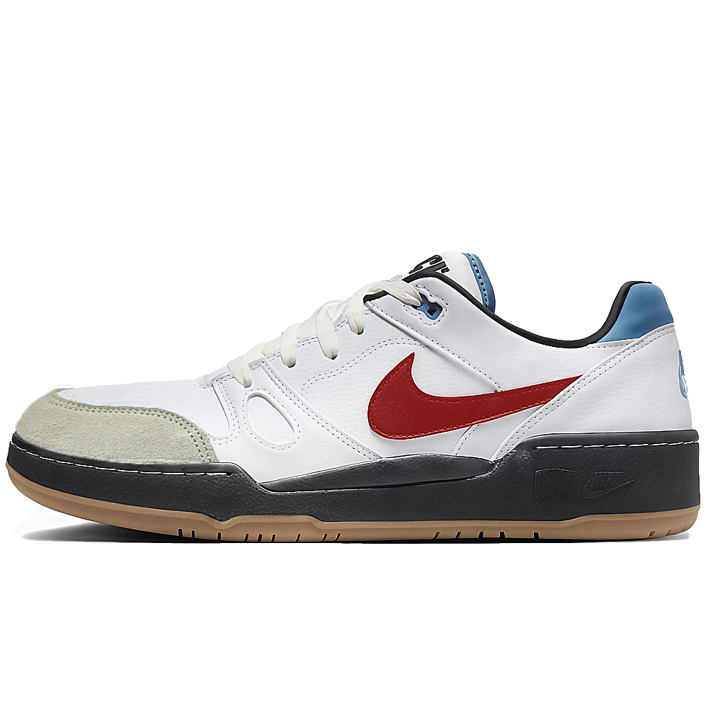 

Nike Кроссовки для скейтбординга Full Force Slip с низким верхом, мужские, белые, красные