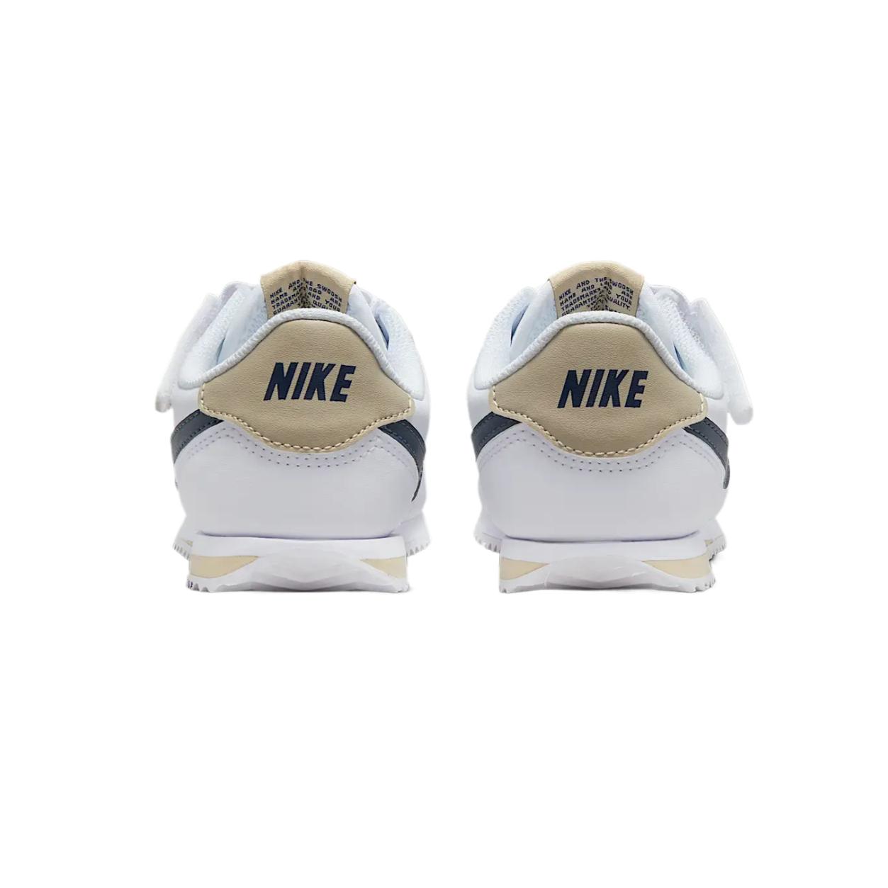 Кроссовки для бега Cortez EasyOn Anti Slip, износостойкие, для детей от 3 до 7 лет Nike, белый/синий — фото 4