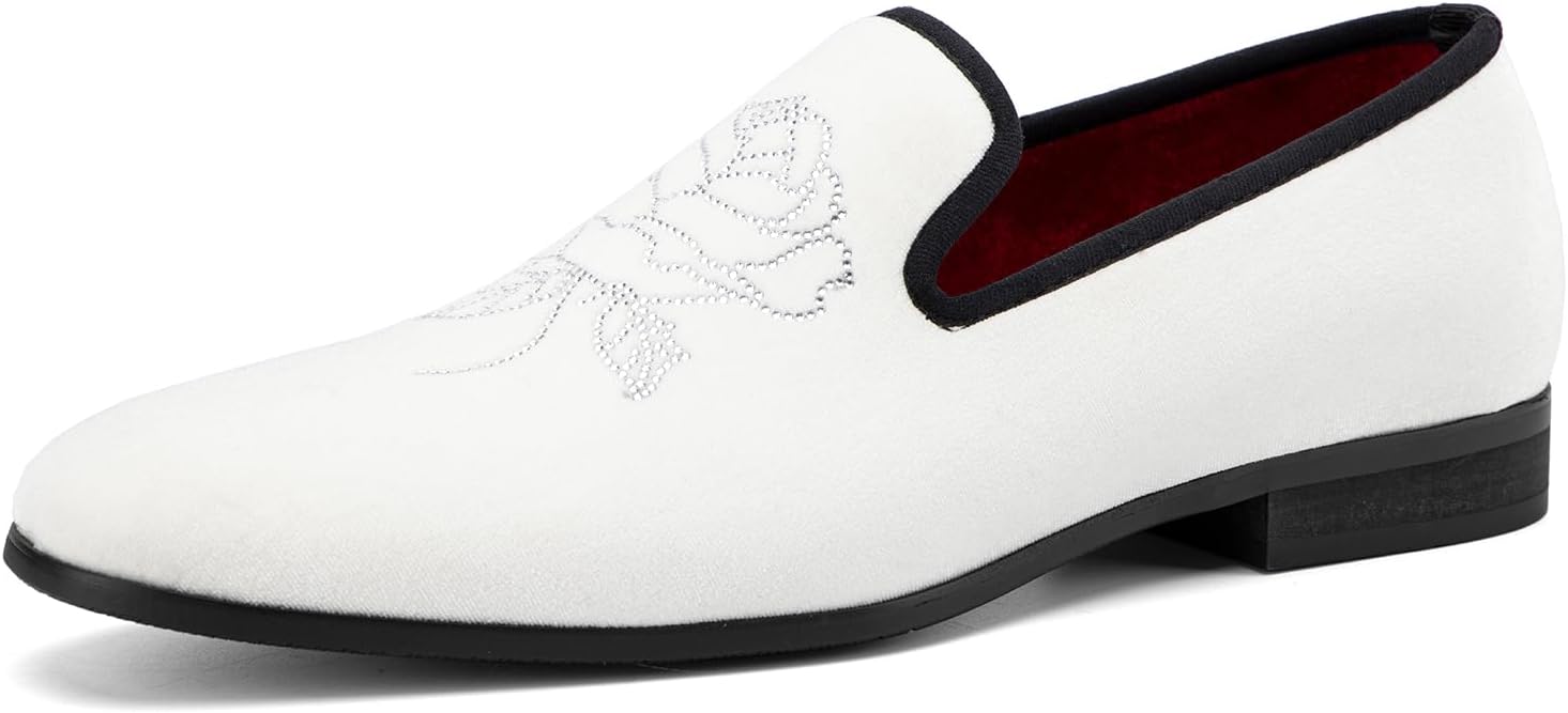 

Мужские лоферы JITAI, слипоны, модная обувь для мужчин, туфли для костюма и смокинга, белый