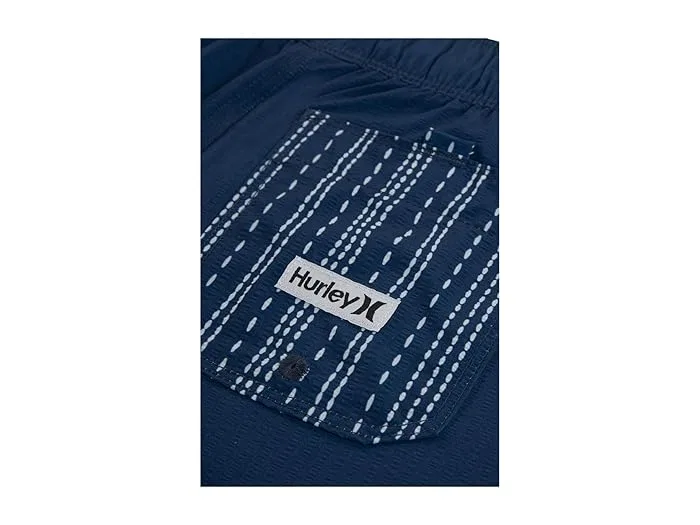Плавки на резинке Panel Seersucker Pull-On Swim Trunks Hurley Kids, Midnight Blue — фото 4