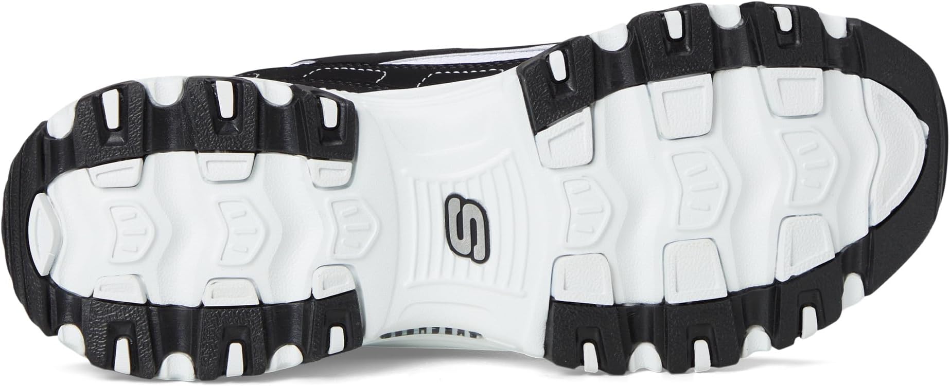Кроссовки SKECHERS D'Lites Hands Free Slip-INS, цвет Black White — фото 3