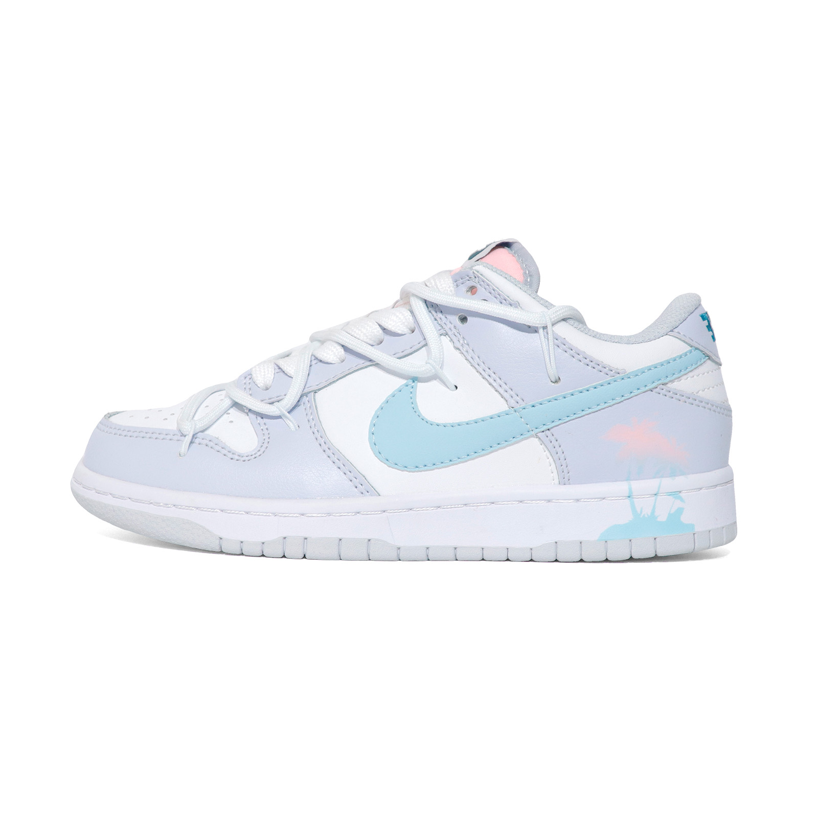 

Обувь для скейтбординга Dunk Kids для начальной школы Nike, цвет Light Blue Pink