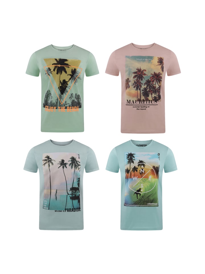 

Набор из 4 разноцветных футболок RIVLukas