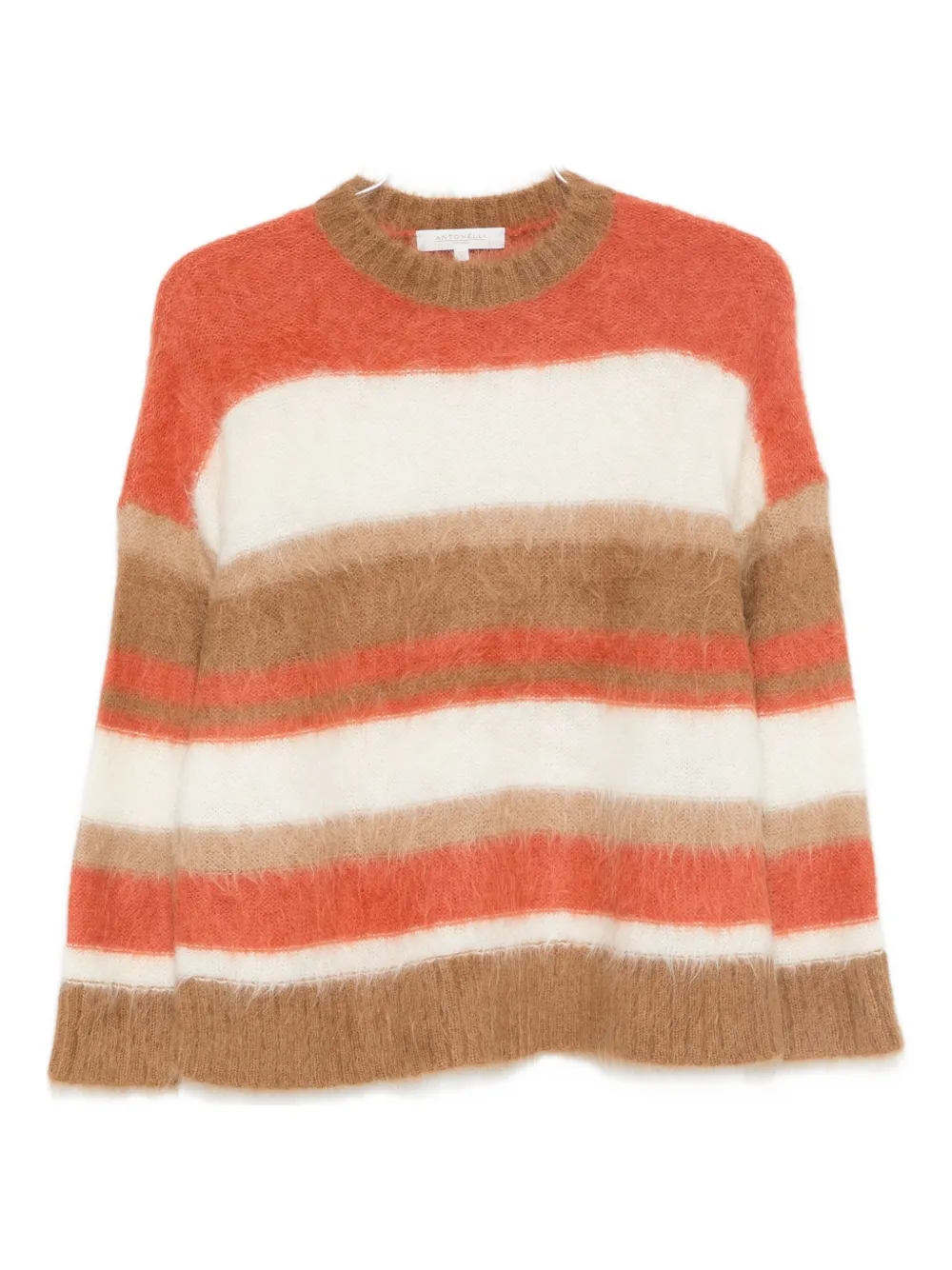 

Полосатый свитер Antonelli, белый