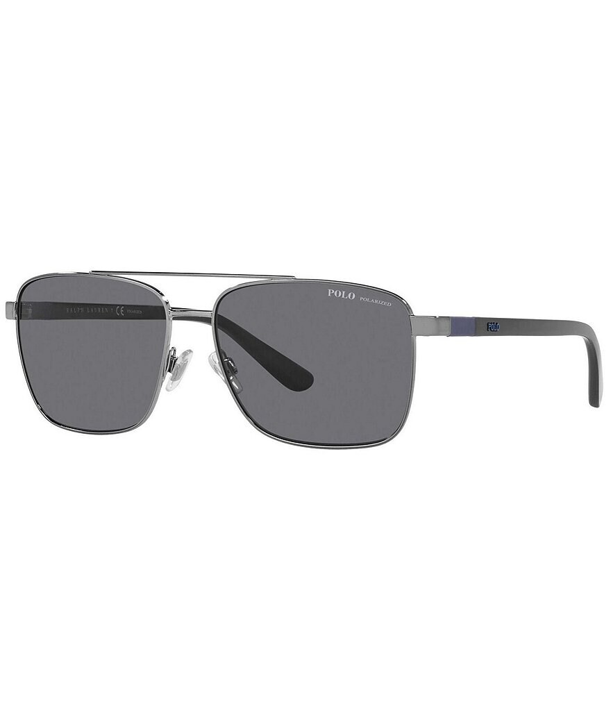 

Мужские солнцезащитные очки-пилоты Polo Ralph Lauren Ph3137 59 мм из бронзы, серый