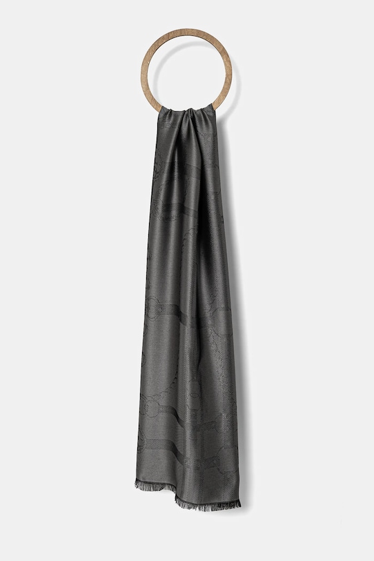 

Шаль жаккард Guess, серый